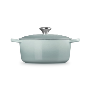 Le Creuset Signature Sea Salt Cast Iron Round Casserole 24cm